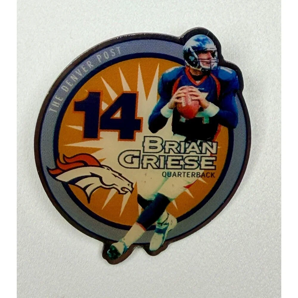 Denver Broncos Y2K  Adjustable Visor Hat NFL Football GameDay & Brian Griese Pin